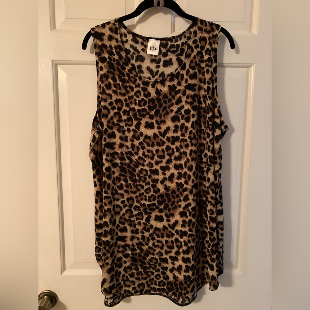 Leopard print tank